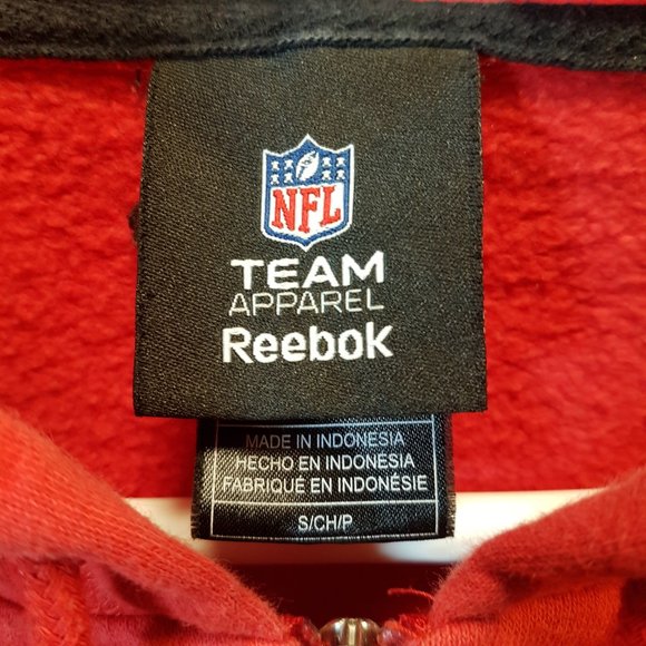 NFL Reebok Hoodie San Francisco 49ers Youth Small US S Unisex 49ers Hoodie Red - Picture 9 of 16